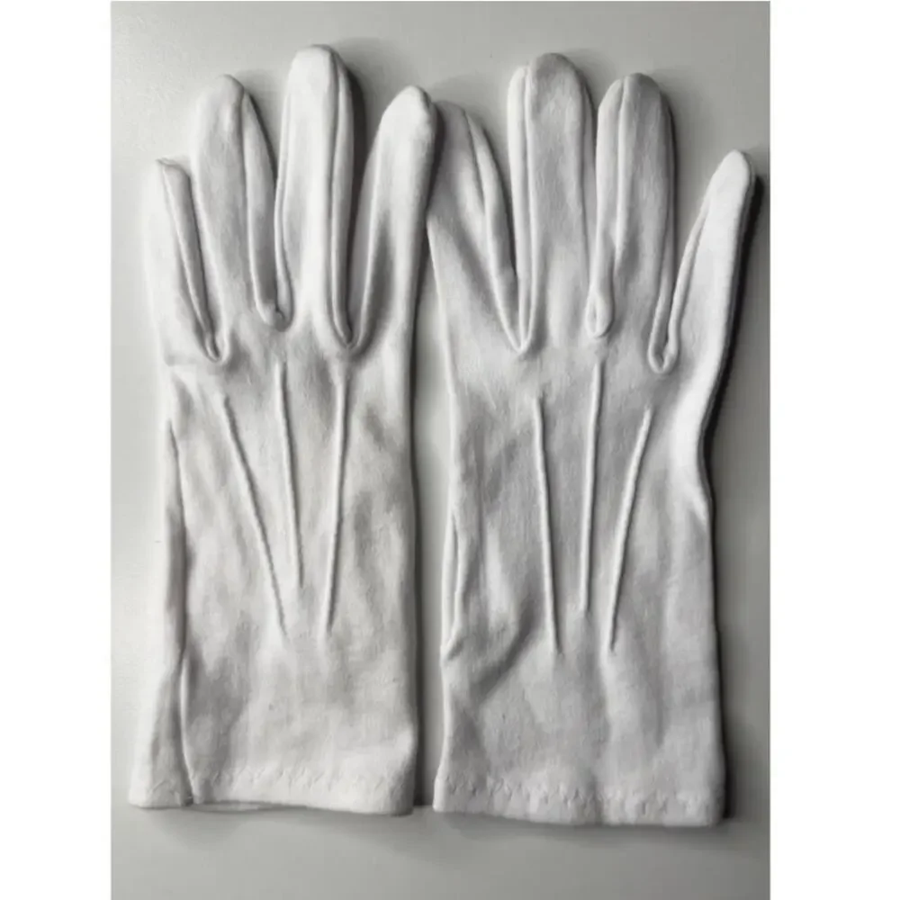 Vintage 1950s 60s Ladies Dress Gloves 3 Pair Lot Blue, Ivory White Small